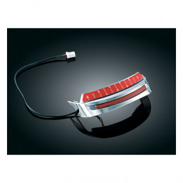 Enjoliveur de garde boue Kuryakyn avec lumière LED rouge ZK8644 Promos