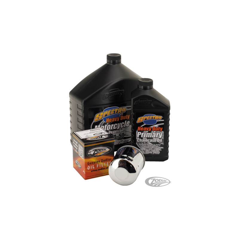 Kit vidange moteur, boite et primaire Spectro USA avec filtre chromé Z740654 Kits Vidanges Spectro USA