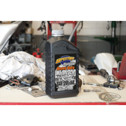 Huile Moteur Spectro USA 100% synthèse SAE 20 W 50 Heavy Duty Platinum pour Harley-Davidson 745063 Huile Spectro USA