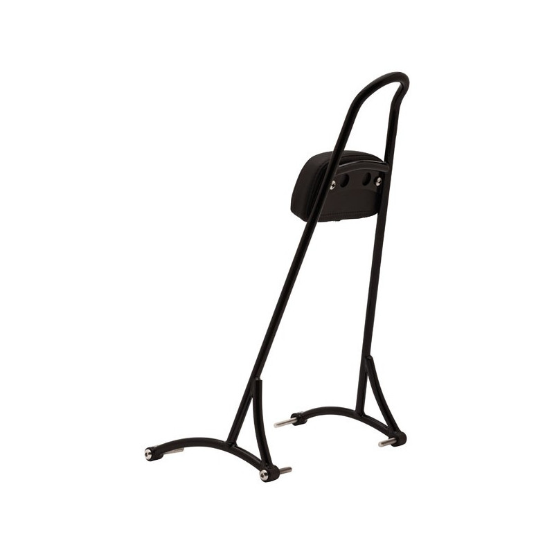 Sissy bar Burly noir haut avec dosseret 744852 Sissy Bars et kits de fixation