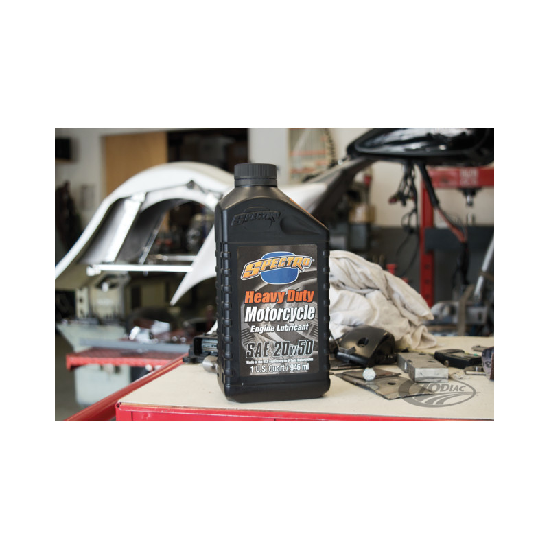 Huile moteur Spectro USA Heavy Duty SAE 20 W 50 pour Harley-Davidson 745055 Huile Spectro USA