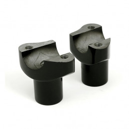 Risers noirs aluminium de 2" (5 cm) OEM 56116-82A M904373 Pièces pour Harley-Davidson