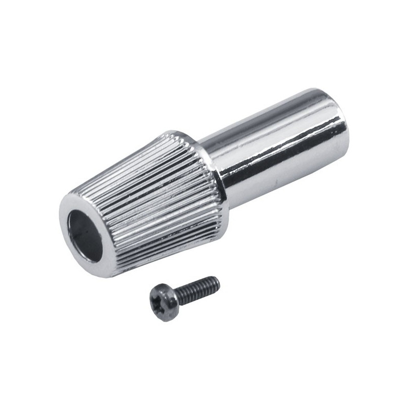 Bouton chromé de remise à zéro de compteur de vitesse et sa vis OEM 67108-83 116044 Compteurs de vitesse