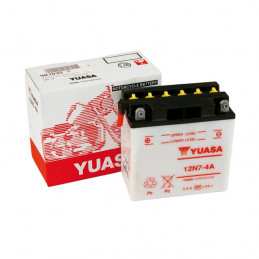 Batterie Yuasa stock 12N7-4A pour FX et Sportster avec kick de 1970-1978 (OEM 66006-70) 710185 Pièces pour Harley-Davidson
