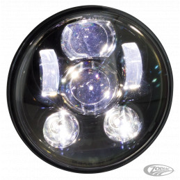 Optique de phare LED 5 3/4" NIGHT OWL homologuée CEE 745491 Pièces pour Harley-Davidson
