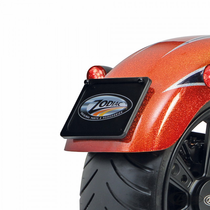 Plaque immatriculation,Support de licence de moto noir à montage  latéral,pour Harley Softail Custom Cafe Racer 3-4 ,trou Cruiser -  Cdiscount Auto