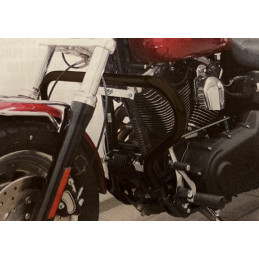 Pare cylindre noir pour Dyna 2006-2017 758347 Pièces pour Harley-Davidson