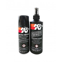 Kit d'entretien de filtre à air K&N en spray 233784 Filtres à air K&N pour Harley-Davidson