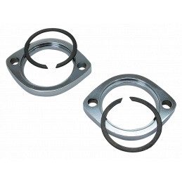 Brides inox poli de montage d'échappement et circlips OEM 65184-02 027584 Accessoires d'échappement
