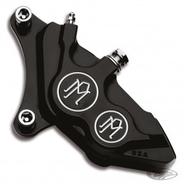 Etrier de frein avant gauche noir Contrast Cut Performance Machine 4 pistons asymétriques 742973 Etriers de frein Performance...