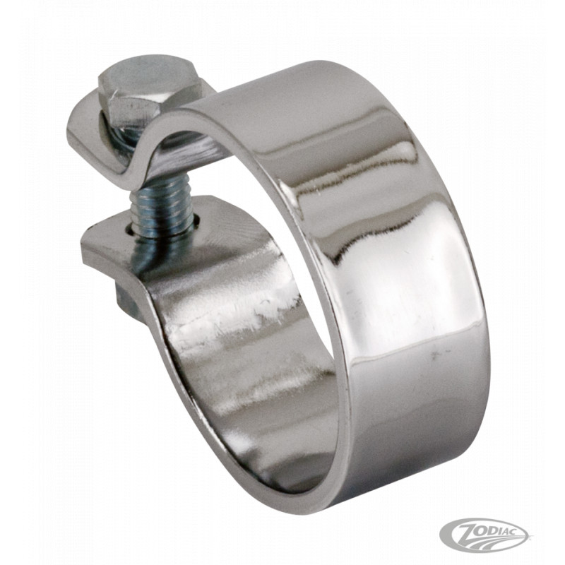 Collier universel chromé pour échappement 1 1/2" (38mm) 062038 Colliers 'échappement Collier universel chromé pour échappement 1 1/2" (38mm) 062038 Colliers 'échappement