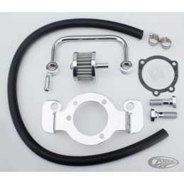 Support de carburateur et de filtre à air avec kit reniflards 120010 Pièces pour Harley-Davidson
