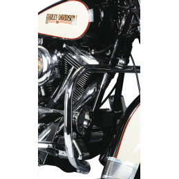Pare cylindre chromé, tubes de 1 1/4" (32mm) (OEM 49004-90) 241245 Pièces pour Harley-Davidson