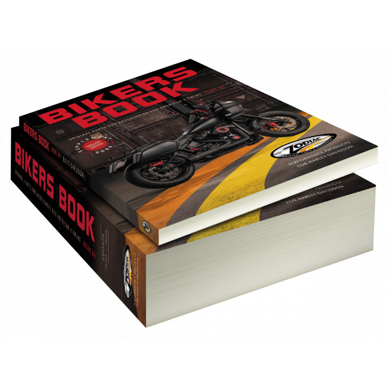 Catalogue Zodiac Bikers Book 2024 en Français 999999-f Pièces pour Harley-Davidson