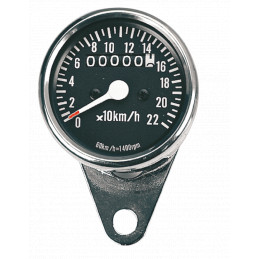 Mini compteur 60 mm en km/h pour entrainement sur la roue avant 169065 Pièces pour Harley-Davidson