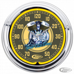 Horloge murale Zodiac néon Flathead 999967 Pièces pour Harley-Davidson