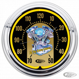 Horloge murale Zodiac néon Shovelhead 999972 Pièces pour Harley-Davidson