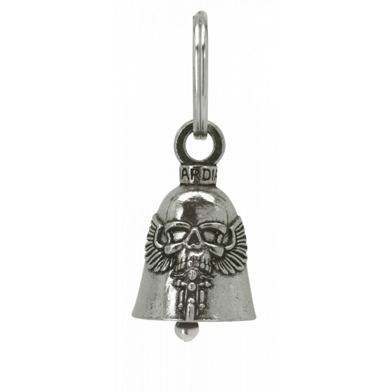 Clochette Guardian Bell Pour Moto/Vélo - Porte-Bonheur, Alliage Zinc, Avec Porte-Clés