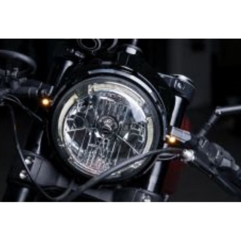 Kellermann Atto - Paire De Mini Clignotants LED Noir Homologués ECE
