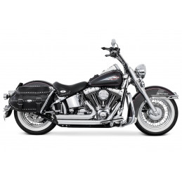 Echappement homologué Freedom Performance Amendment Side Slash chromé 764179 Ligne pour Softail