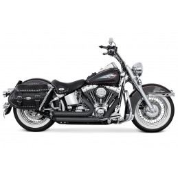 Echappement homologué Freedom Performance Amendment Side Slash noir 764492 Ligne pour Softail