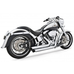 Echappement homologué Freedom Performance Declaration Turn Out chromé 764578 Ligne pour Softail