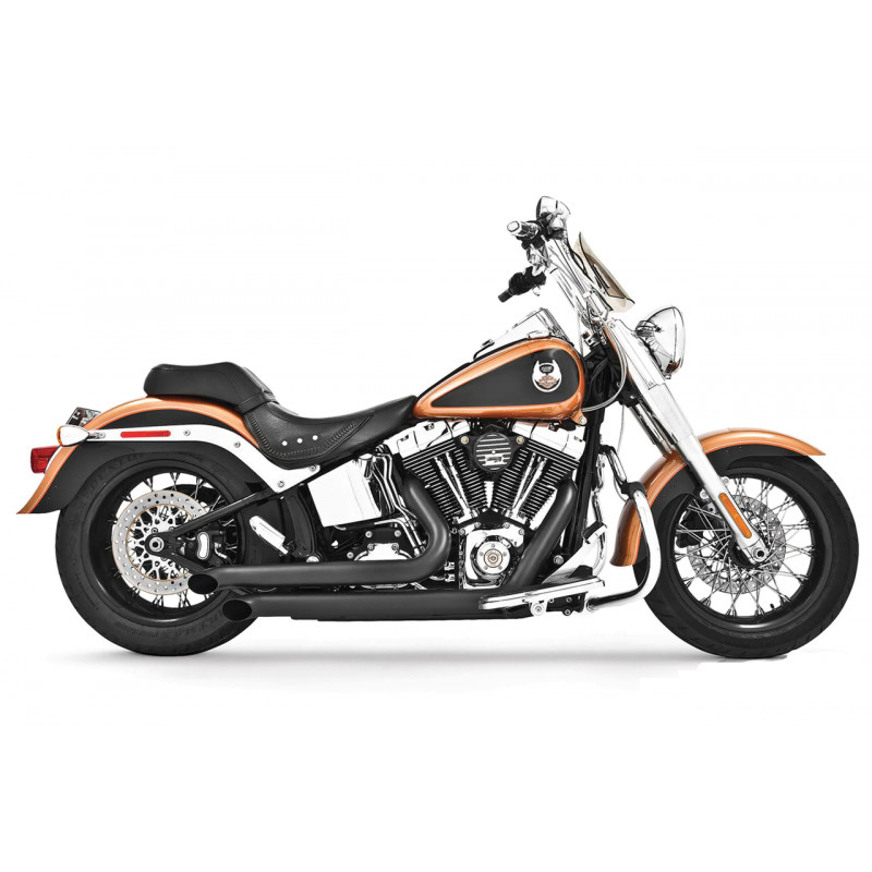 Echappement homologué Freedom Performance Declaration Turn Out noir 764236 Ligne pour Softail