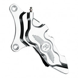 Etrier de frein avant gauche chromé Performance Machine 6 pistons asymétriques 743137 Etriers de frein Performance Machine