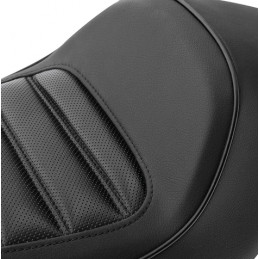 Selle solo CC Rider Taper Tail pleated 770814 Selles pour Sportster