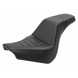Selle CC Rider Step-up pleated pour Milwaukee Eight 770821 Selles pour Milwaukee Eight Softail