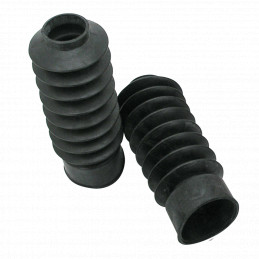 Soufflets de fourche pour tubes de 41 mm, noirs, 210mm (8 1/4") 359020 Joints Spys de Fourche