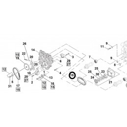 Chaine de distribution secondaire OEM 25683-06 781664 distri tc 2