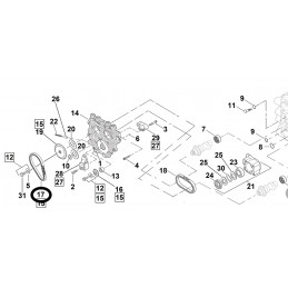 Chaine de distribution primaire OEM 25675-06 781663 distri tc 2