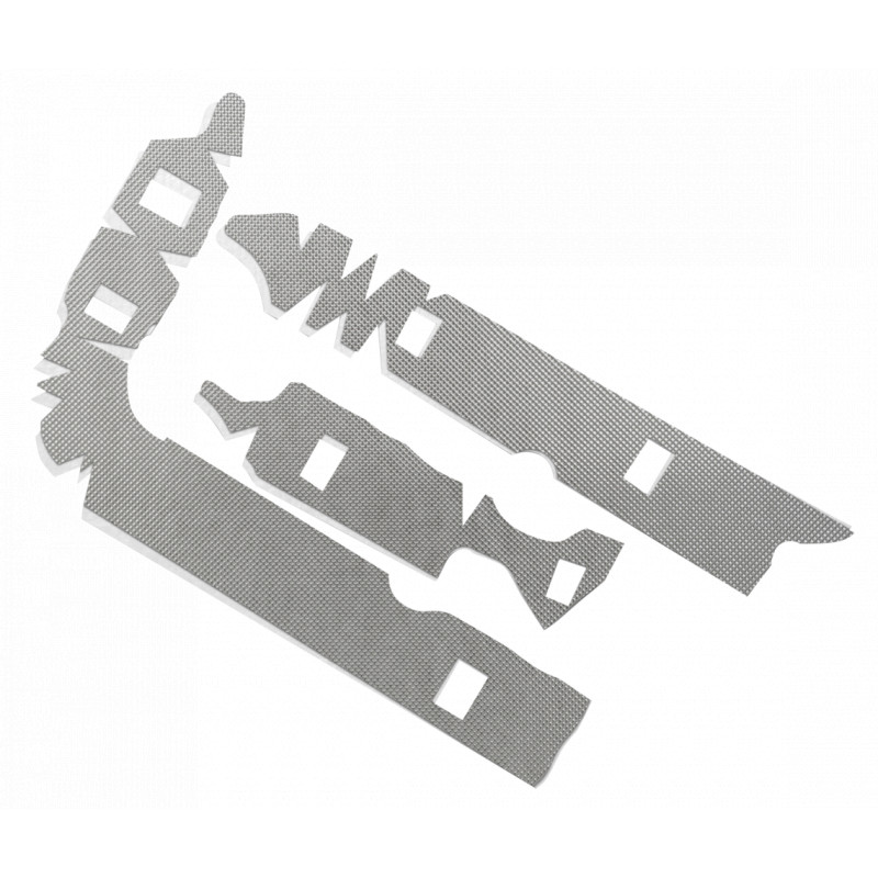 Kit doublure d'isolation thermique de pare-chaleur d'échappement 233870 Accessoires d'échappement