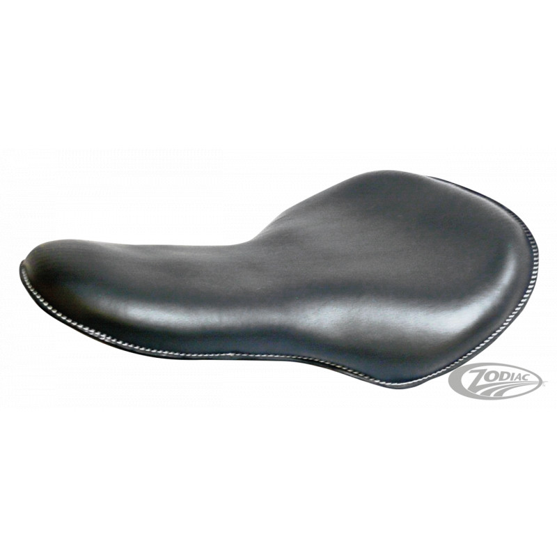 Buddy Seat selle style Pan à 2 places style 1929-1952 sans jupe, noire OEM 11240-29D, 52501-29 742661 Selles Buddy seat