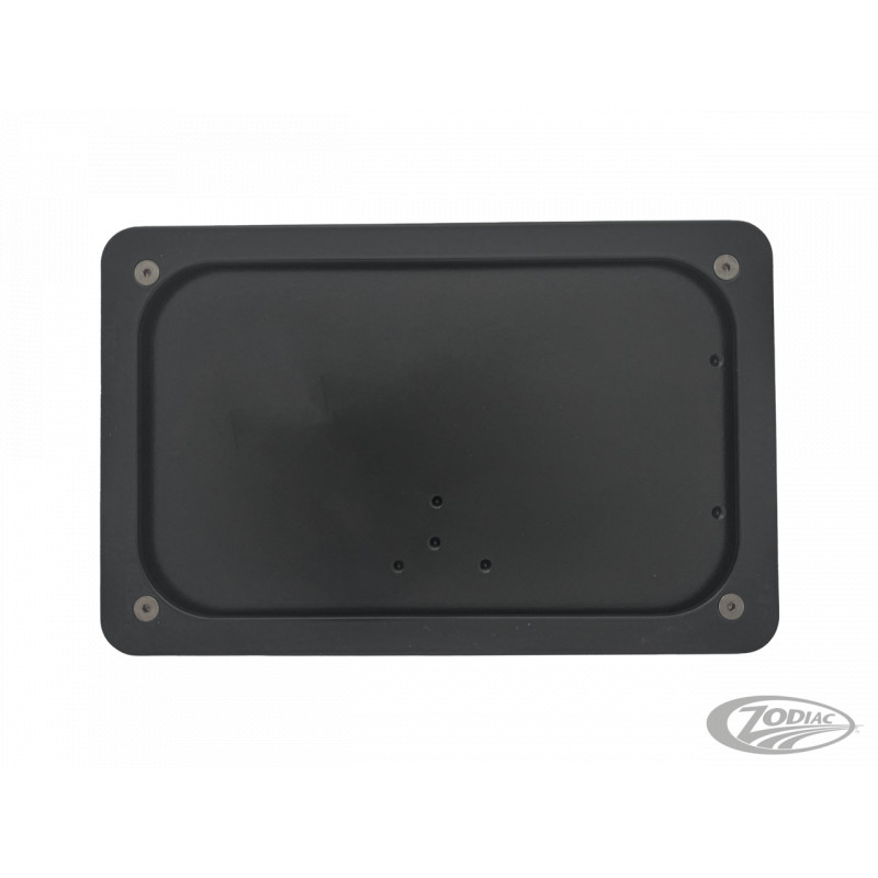 Support de plaque d'immatriculation usiné noir avec entourage de plaque France 135mm x 215mm 751603 Supports feux arrière et ... Support de plaque d'immatriculation usiné noir avec entourage de plaque France 135mm x 215mm 751603 Supports feux arrière et ...