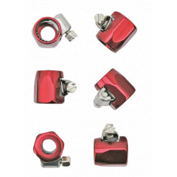 Embouts rouge pour durite d'huile de diamètre interne 1/4" (6.35 mm) et 5/16" (7.95 mm) 012407 Carburation et Injection