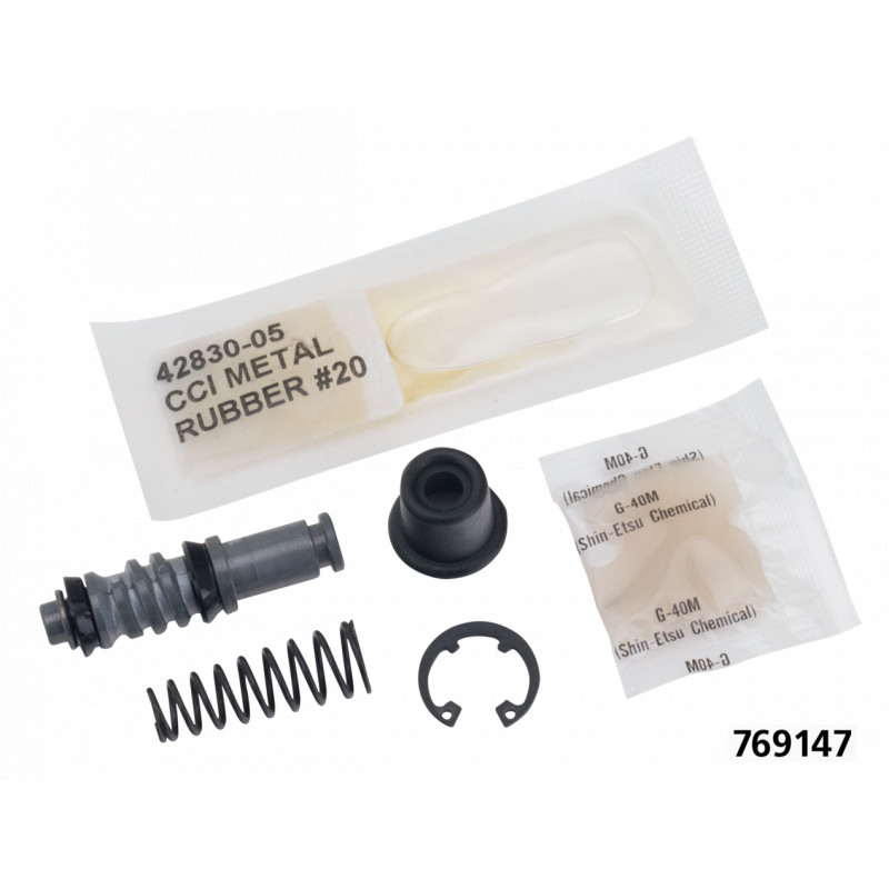 Kit de réparation de maître cylindre de guidon simple disque en 1/2" OEM 41700087 USA 769147 Maitre cylindre de frein
