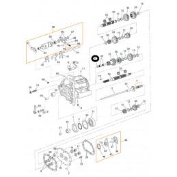 Joint spy d'arbre primaire de boite de vitesses OEM 12013A Athena 700018 Boites de Vitesse