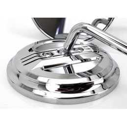Rétroviseurs chromés Zodiac AIRFOIL pour Harley-Davidson 270012 Rétroviseurs