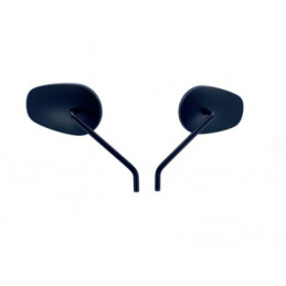 Rétroviseurs noirs Zodiac SIDEWINDER pour Harley-Davidson 270828 Rétroviseurs