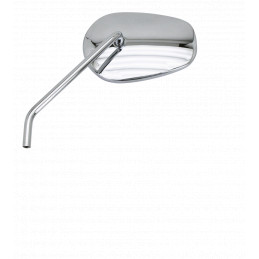 Rétroviseurs chromés Zodiac SIDEWINDER pour Harley-Davidson 270827 Rétroviseurs