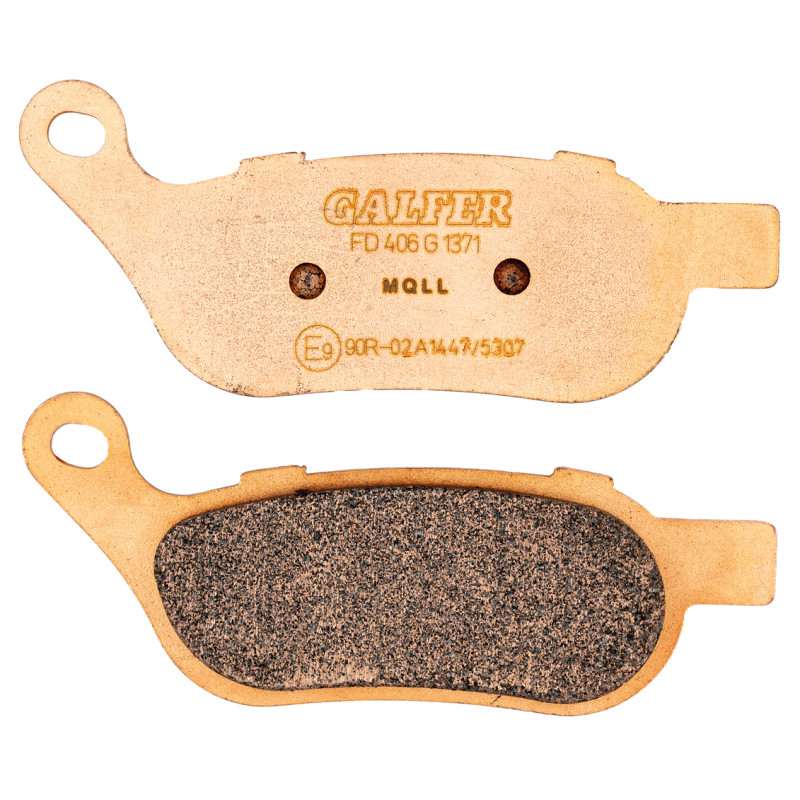 Plaquettes de frein arrière Galfer métal fritté OEM 42298-08 758483 Plaquettes de frein arrière pour étrier d'origine