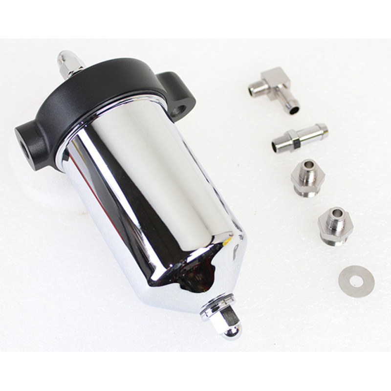Kit filtre à huile OEM 63800-48 avec haut noir et corps chromé 758337 Filtres a  Huile