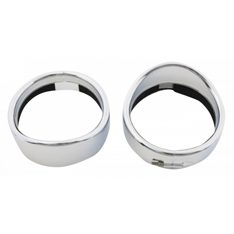 Jeu de casquettes frenchées pour phares de 4 1/2" OEM 69732-05 795152 Phares