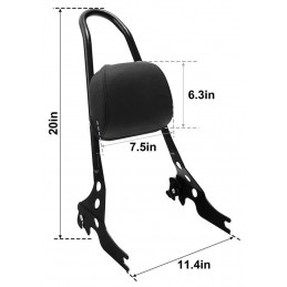 Sissy bar amovible en une seule pièce pour Sportster 770769 Sissy Bars et kits de fixation