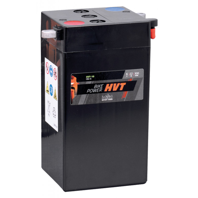 Batterie 6 Volts type CB2-6, boîtier noir, intAct OEM 66006-29F 738869 Batteries classiques pour Harley-Davidson