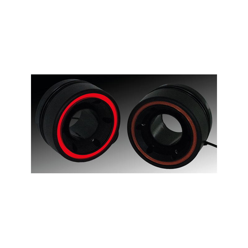 Sorties pour pots MCJ réglables homologués Royal 80 noires avec éclairage LED 789766 Sorties MCJ