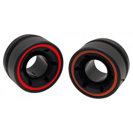 Sorties pour pots MCJ réglables homologués Royal 80 noires avec éclairage LED 789766 Sorties MCJ