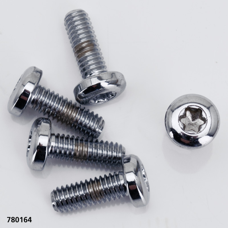 Kit Colony chromé de vis de fixation de disque de frein avant pour roue à batons 780164 Vis de fixation de disque de frein Kit Colony chromé de vis de fixation de disque de frein avant pour roue à batons 780164 Vis de fixation de disque de frein